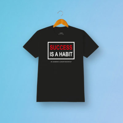 Succes Is Habbit Tshirt Grau Fanartikel