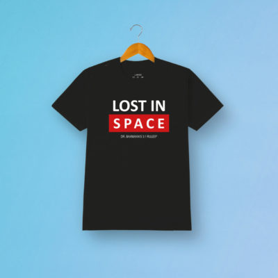 Tshirt Lost In Space Schwarz